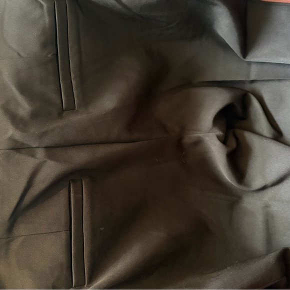 Women's Black Tailored Straight-Leg Trousers - Picture 3 of 3